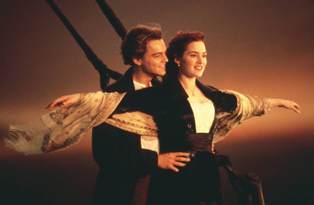 Titanic Movie Popular Pose of Rose and Jack.